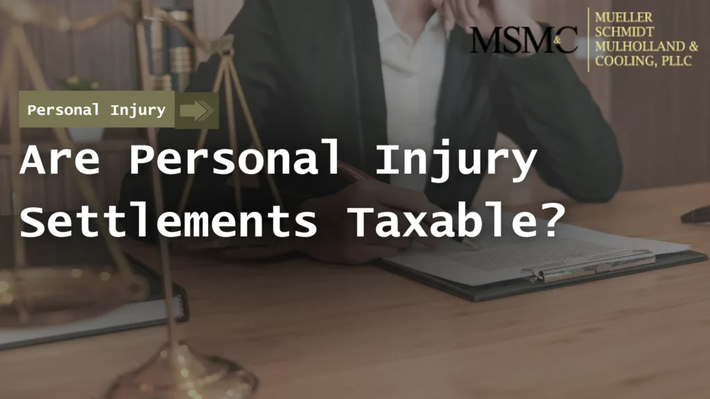 Are Personal Injury Settlements Taxable